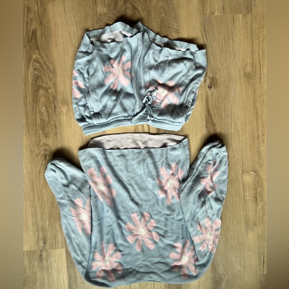 Floral pajama set